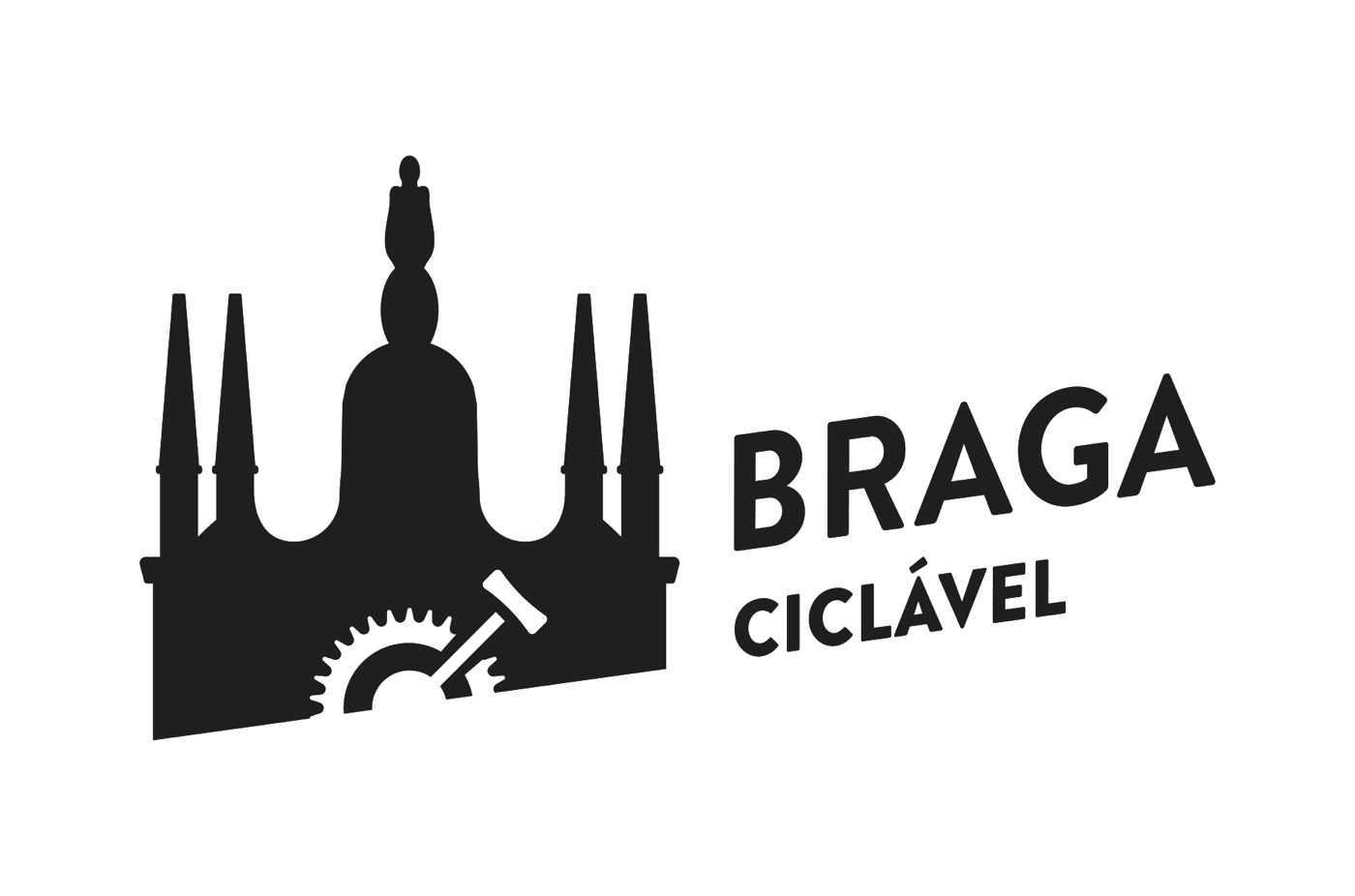 Braga Ciclável - logótipo horizontal