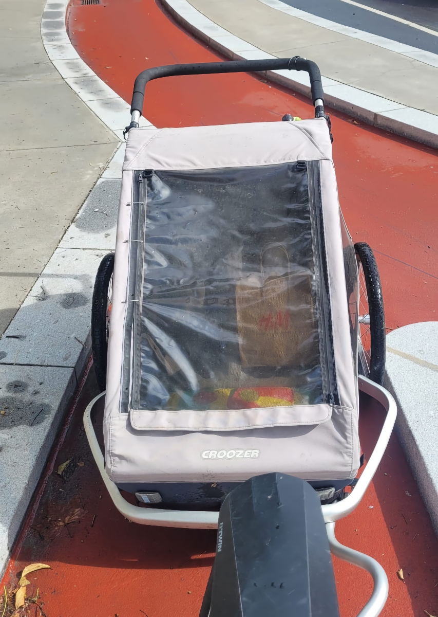 Ciclovia demasiado estreita em Braga