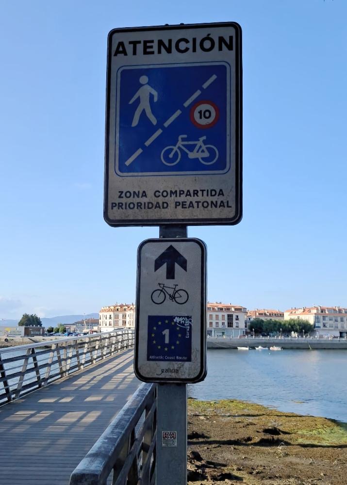 Eurovelo sinal coexistencia